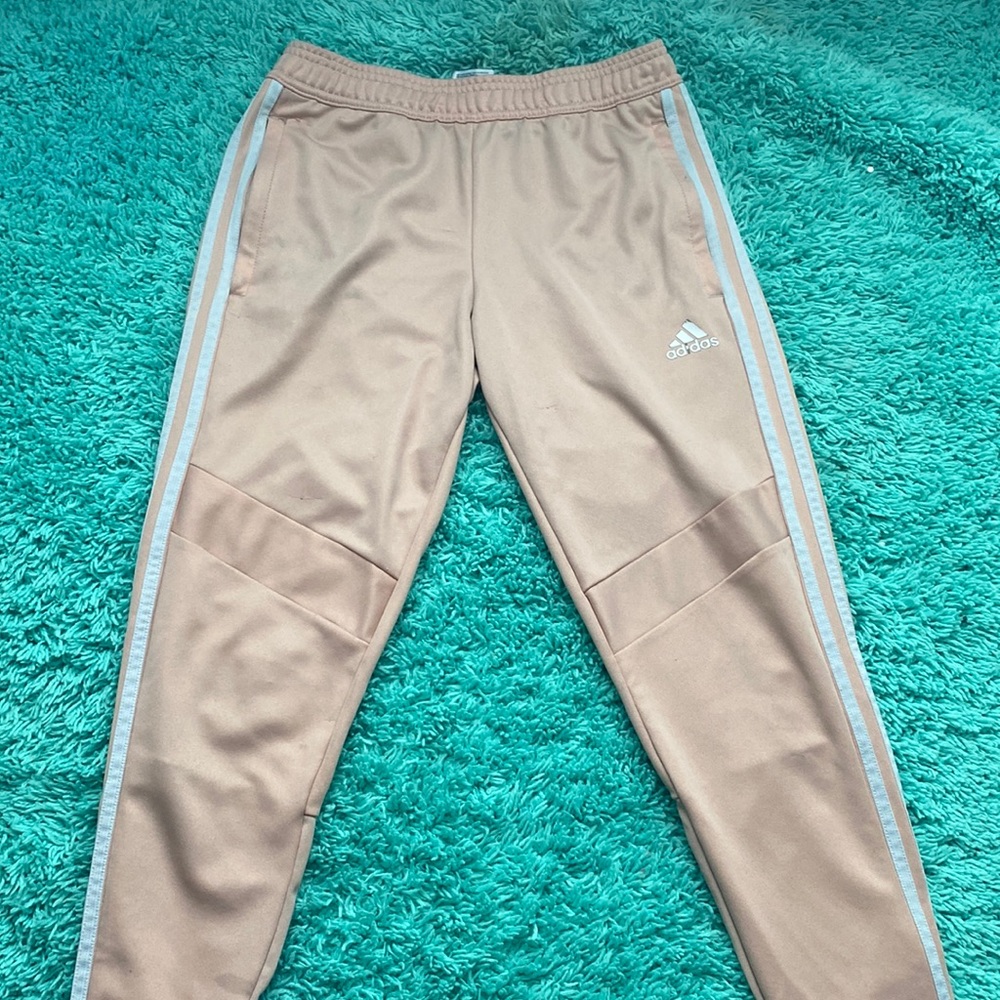 adidas pants! color faded from wash, still good condition